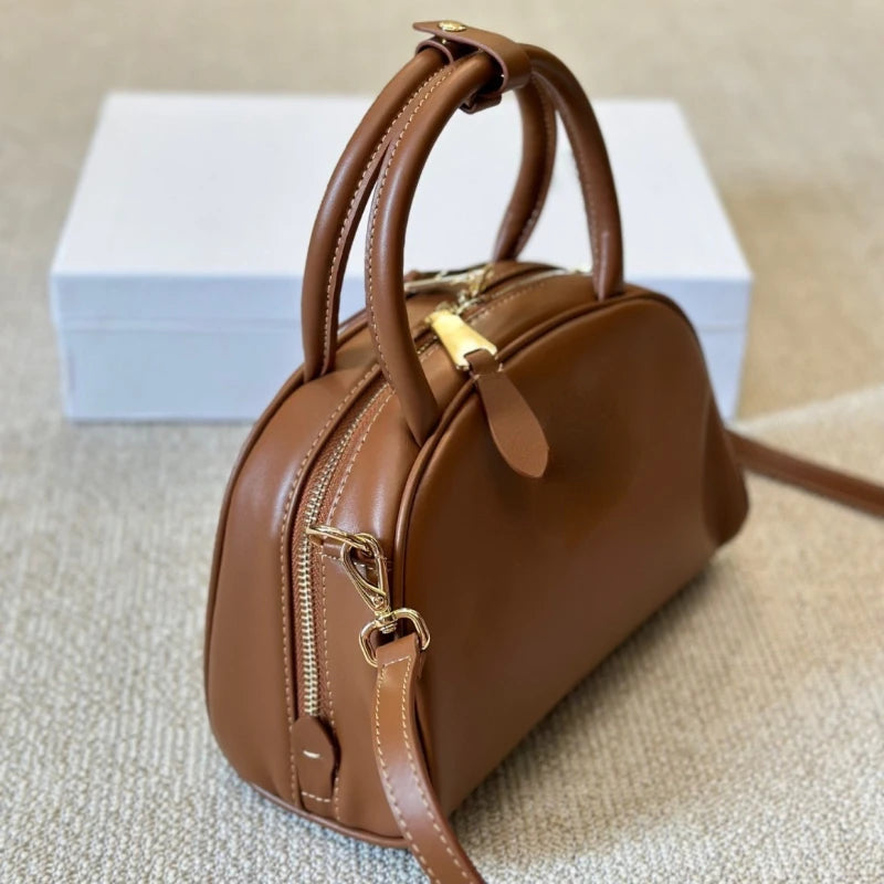 Fashion Elegant Commuter Simple Handbags Female Versatile Portable Single Shoulder Crossbody Bag Luxury Half Moon Zipper Purses