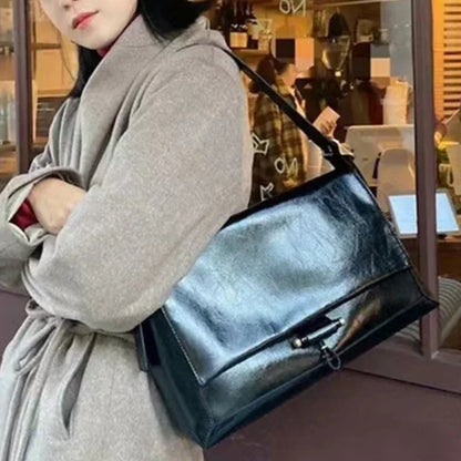 Fashion Elegant Lady Commuter Armpit Bags Solid All-match Simple Luxury Underarm Shoulder Bag Female 2024 New Korean Bolsos