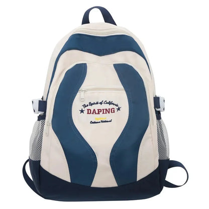 Fashion Embroidery Women's Large Capacity School For Girls Casual Feminina Travel Backpack Trend Laptop Bag