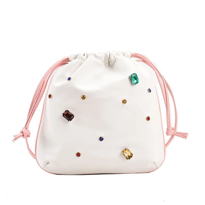 Fashion Exquisite Shopping Bag Retro Casual Women Totes Shoulder Bags Female Leather Solid Color Crossbody Bags For Women 2023