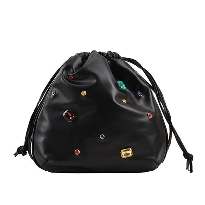Fashion Exquisite Shopping Bag Retro Casual Women Totes Shoulder Bags Female Leather Solid Color Crossbody Bags For Women 2023