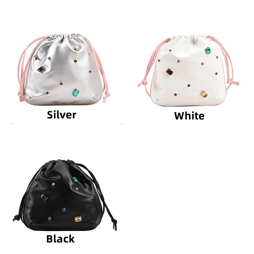 Fashion Exquisite Shopping Bag Retro Casual Women Totes Shoulder Bags Female Leather Solid Color Crossbody Bags For Women 2023