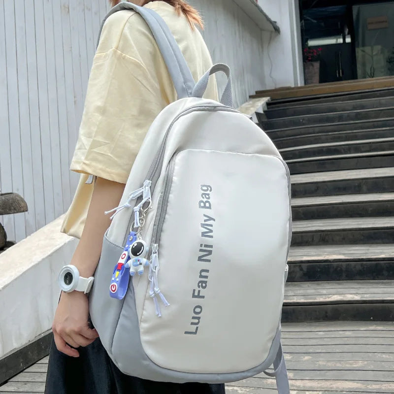 Fashion Female High Capacity Laptop Student Bag  Ladies College Backpack Women Trendy School Bags Girl Travel Book Backpack Cool