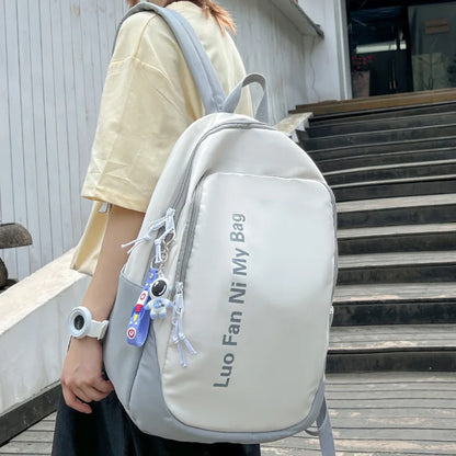 Fashion Female High Capacity Laptop Student Bag  Ladies College Backpack Women Trendy School Bags Girl Travel Book Backpack Cool