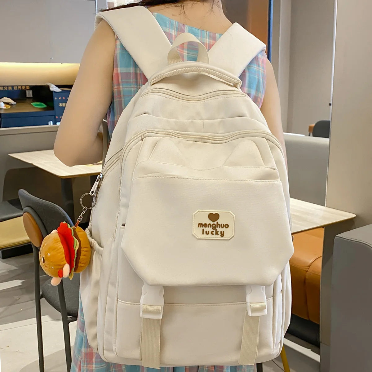 Fashion Female High Capacity Women Cute School Bag Student Kawaii Lady Teenager Laptop Trendy Travel College BackpackS Book Girl