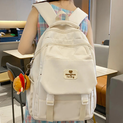 Fashion Female High Capacity Women Cute School Bag Student Kawaii Lady Teenager Laptop Trendy Travel College BackpackS Book Girl