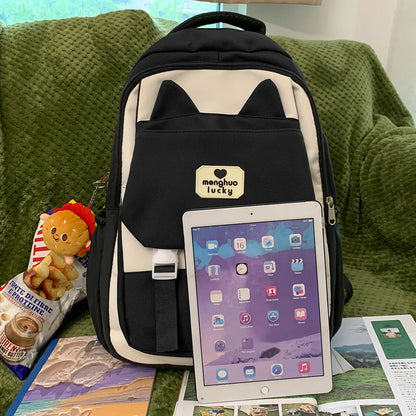 Fashion Female High Capacity Women Cute School Bag Student Kawaii Lady Teenager Laptop Trendy Travel College BackpackS Book Girl