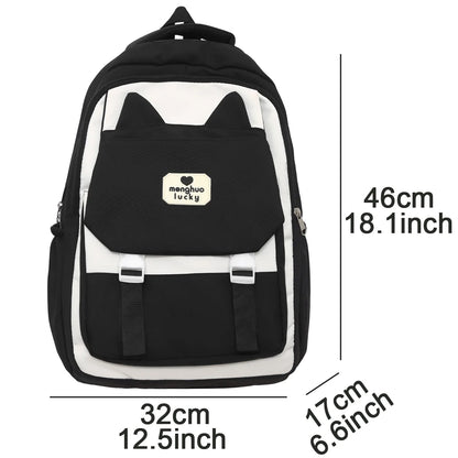 Fashion Female High Capacity Women Cute School Bag Student Kawaii Lady Teenager Laptop Trendy Travel College BackpackS Book Girl