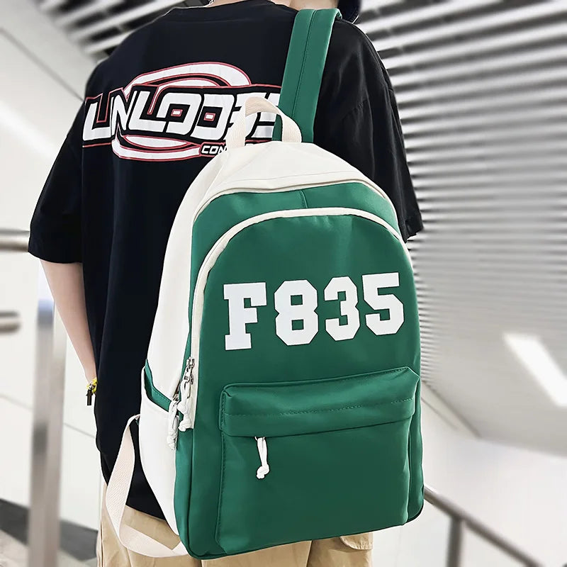 Fashion Female Kawaii College Backpack Cute Women Laptop Book Bag Cool Lady Student Nylon Backpack Trendy Girl Travel School Bag