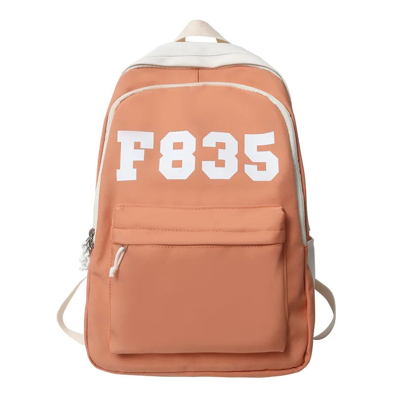 Fashion Female Kawaii College Backpack Cute Women Laptop Book Bag Cool Lady Student Nylon Backpack Trendy Girl Travel School Bag