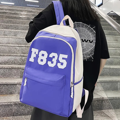 Fashion Female Kawaii College Backpack Cute Women Laptop Book Bag Cool Lady Student Nylon Backpack Trendy Girl Travel School Bag
