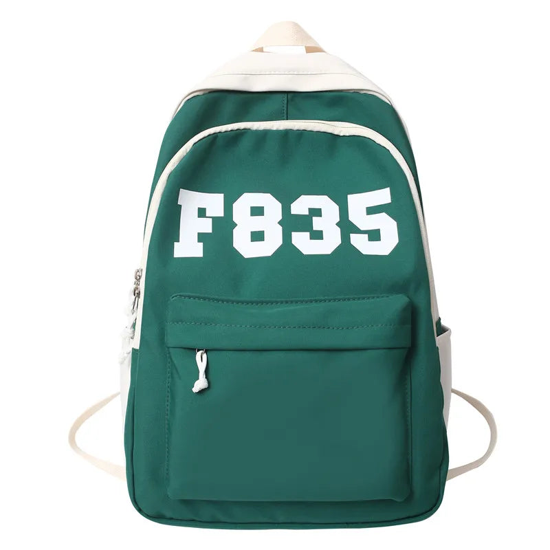 Fashion Female Kawaii College Backpack Cute Women Laptop Book Bag Cool Lady Student Nylon Backpack Trendy Girl Travel School Bag