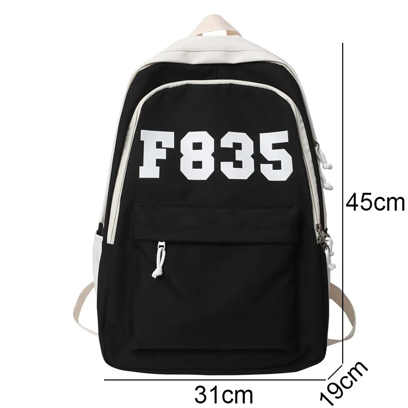 Fashion Female Kawaii College Backpack Cute Women Laptop Book Bag Cool Lady Student Nylon Backpack Trendy Girl Travel School Bag