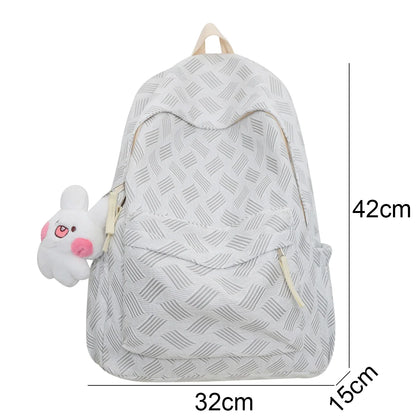 Fashion Female Kawaii School Bag Cute Trendy Green Ladies Nylon Travel Laptop Cool Women College Backpack Girl Book Bags Student