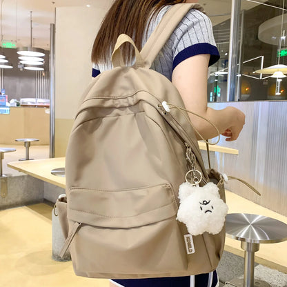 Fashion Female Kawaii School Bags Waterproof Girl Travel Nylon Laptop Cute Book Bag Women College Backpack Student Ladies Trendy