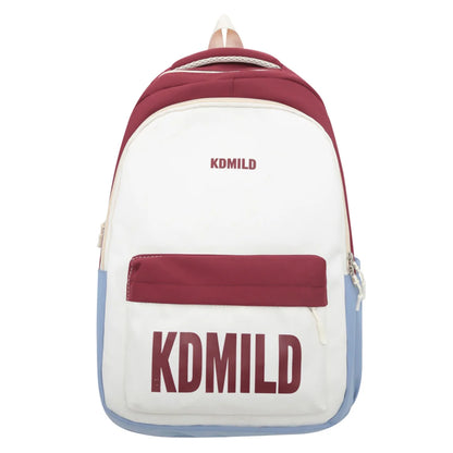 Fashion Female Nylon High Capacity College Backpack Girl Laptop School Bag Cool Women Student Book Bag Ladies Cute Travel Trendy