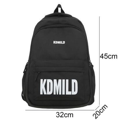 Fashion Female Nylon High Capacity College Backpack Girl Laptop School Bag Cool Women Student Book Bag Ladies Cute Travel Trendy