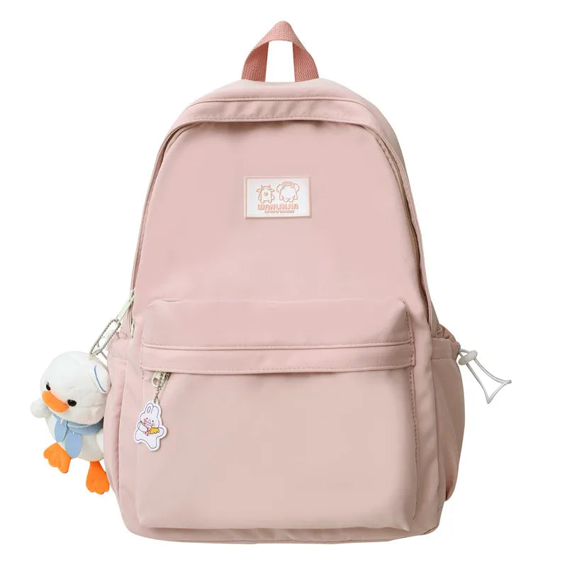Fashion Female Pink Cute Waterproof Student Bag Cool Lady College Backpack Women School Bag Girl Travel Book Laptop Backpack New