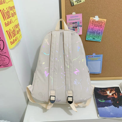 Fashion Female Pink High Capacity Laptop Leisure College Backpack Ladies Student Bag Girl Travel Book Backpack Women School Bags