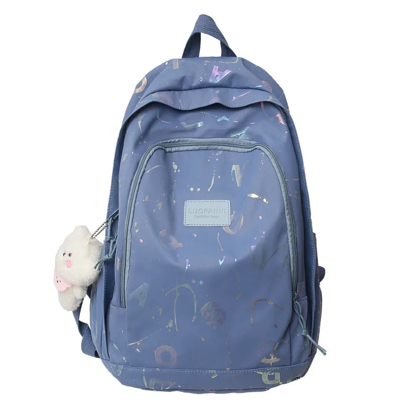 Fashion Female Pink High Capacity Laptop Leisure College Backpack Ladies Student Bag Girl Travel Book Backpack Women School Bags