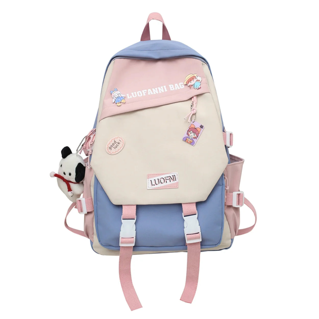 Fashion Female Travel High Capacity Book Bag Lady Kawaii Laptop Trendy Women College Student Backpack Girl Nylon School Bag Cute