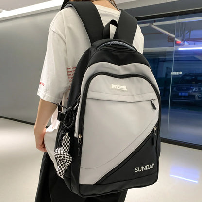 Fashion Female Travel High Capacity Book Bag Lady Waterproof Laptop Girl Nylon Trendy SchoolBag Cute Women College Backpack Cool