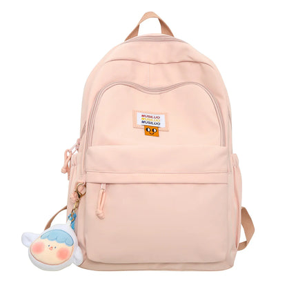 Fashion Female Travel Waterproof Kawaii School Bag Ladies Trendy Book Bag Women Student Laptop College Backpacks Girl Nylon Cool