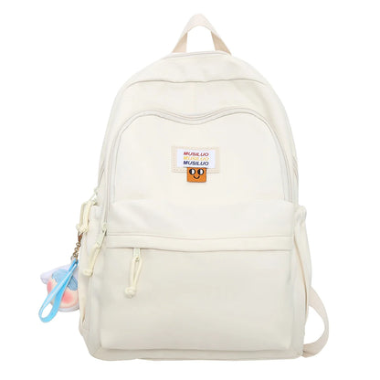 Fashion Female Travel Waterproof Kawaii School Bag Ladies Trendy Book Bag Women Student Laptop College Backpacks Girl Nylon Cool