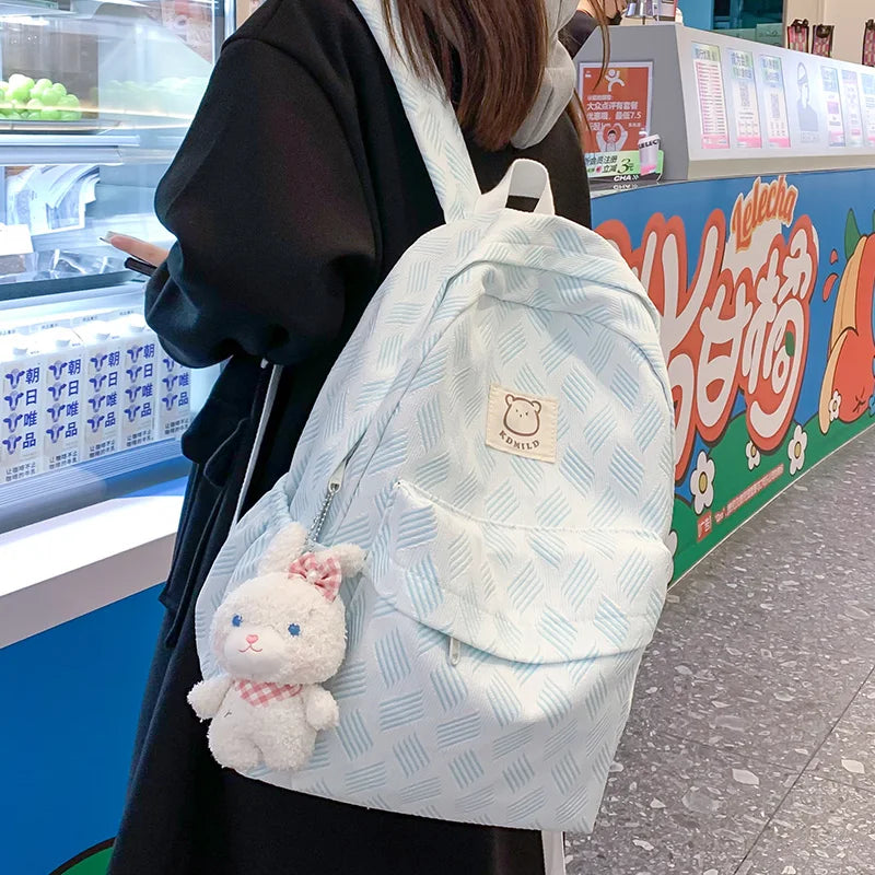 Fashion Female Travel Waterproof New Ladies Nylon Printing College Backpack Women Cute School Bag Girl Book Laptop Backpack Cool