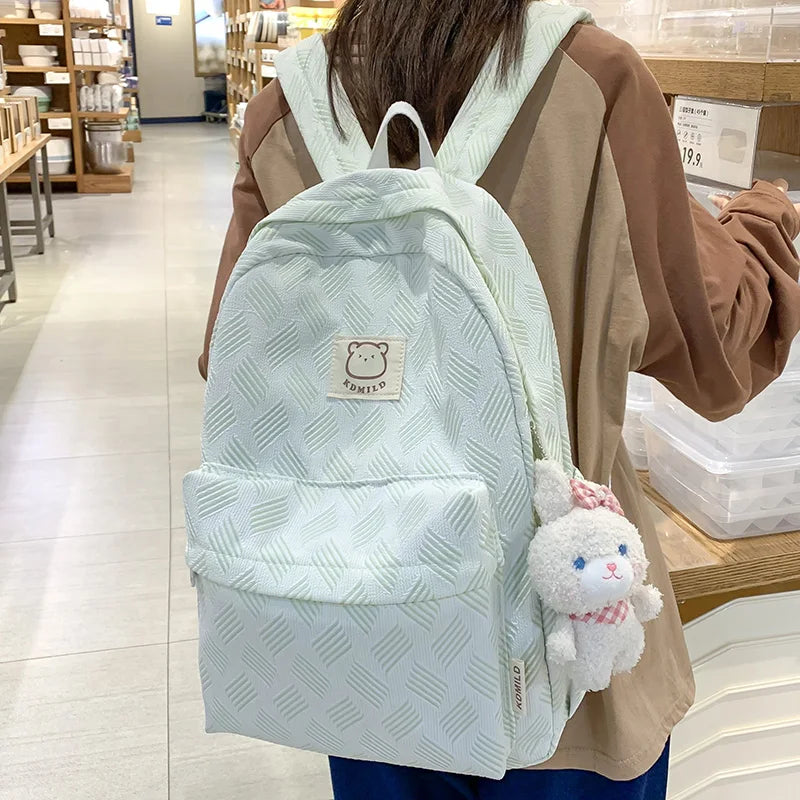 Fashion Female Travel Waterproof New Ladies Nylon Printing College Backpack Women Cute School Bag Girl Book Laptop Backpack Cool