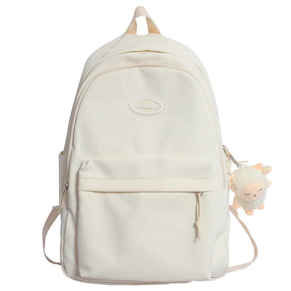 Fashion Female Waterproof Pink Student Backpack Women School Kawaii Bag Lady Laptop College Bag Trendy Cute Girl Travel Backpack
