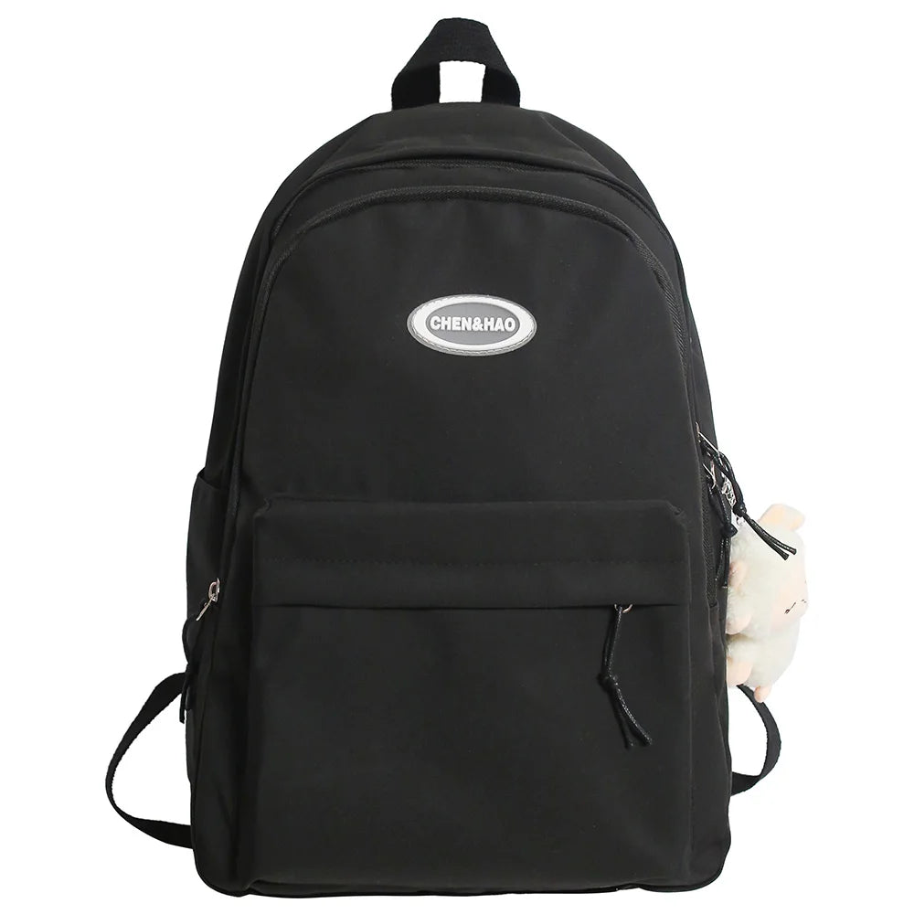 Fashion Female Waterproof Pink Student Backpack Women School Kawaii Bag Lady Laptop College Bag Trendy Cute Girl Travel Backpack