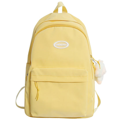 Fashion Female Waterproof Pink Student Backpack Women School Kawaii Bag Lady Laptop College Bag Trendy Cute Girl Travel Backpack