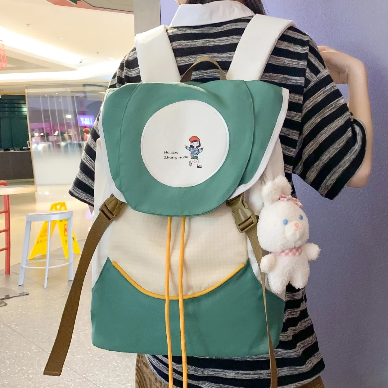Fashion Female Waterproof Travel High Capacity College Backpack Girl Kawaii Nylon School Backpack Lady Cute Women Laptop BookBag