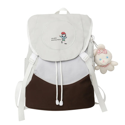Fashion Female Waterproof Travel High Capacity College Backpack Girl Kawaii Nylon School Backpack Lady Cute Women Laptop BookBag