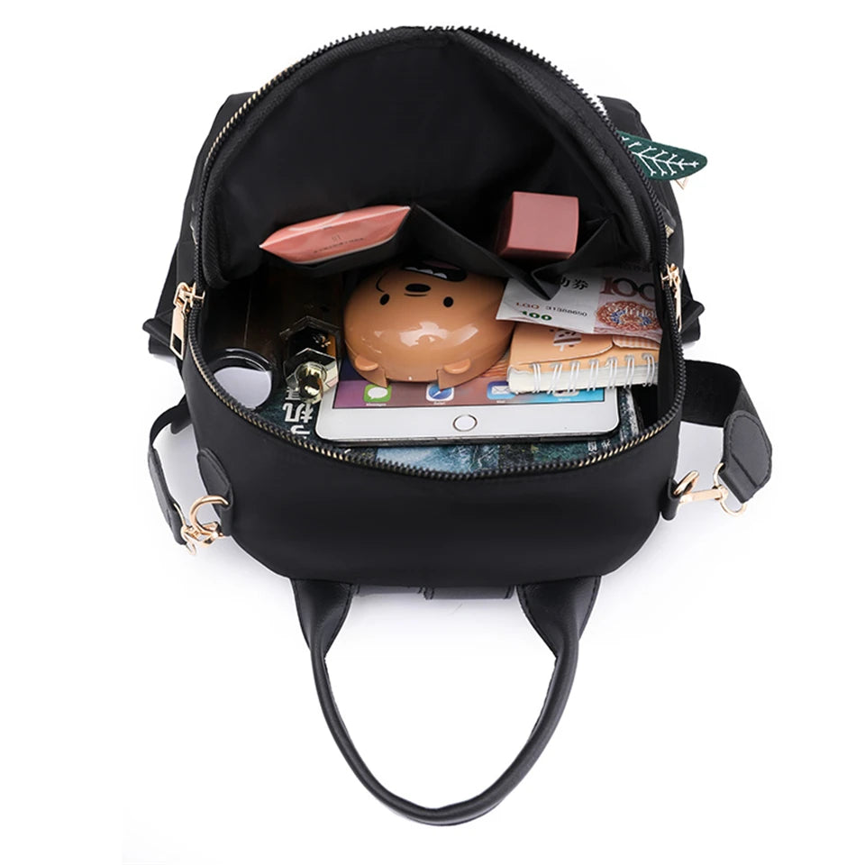 Fashion Flower Women Backpacks High Quality Female School Bagpack Designer Travel Bags Rucksack Simple Teenager Girls Bookpack