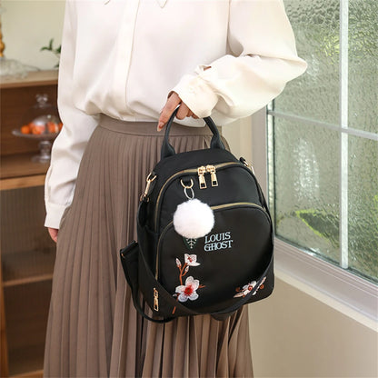 Fashion Flower Women Backpacks High Quality Female School Bagpack Designer Travel Bags Rucksack Simple Teenager Girls Bookpack