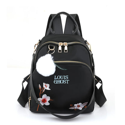 Fashion Flower Women Backpacks High Quality Female School Bagpack Designer Travel Bags Rucksack Simple Teenager Girls Bookpack