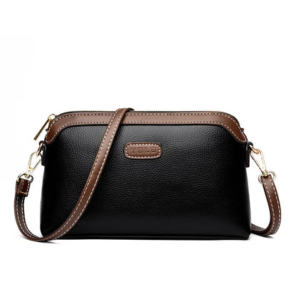 Fashion Genuine Leather Solid Color Women Shoulder Crossbody Bags 2024 Luxury Ladies Phone Bag And Purses Handbag Women's Bags