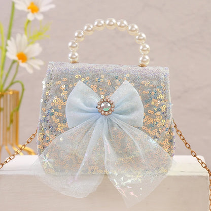 Fashion Gir Baby  Coin Purse HandbagChildren Wallet Small Coin Box Bag  Bow Kid Money Bag Baby  Shoulder Bag Purse