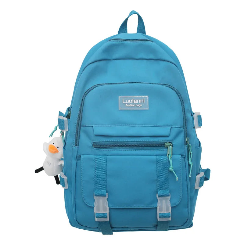 Fashion Girl Boy High Capacity Travel Student Backpack Ladies Male Backpack Female Men Nylon College Bag School Trendy Women Bag