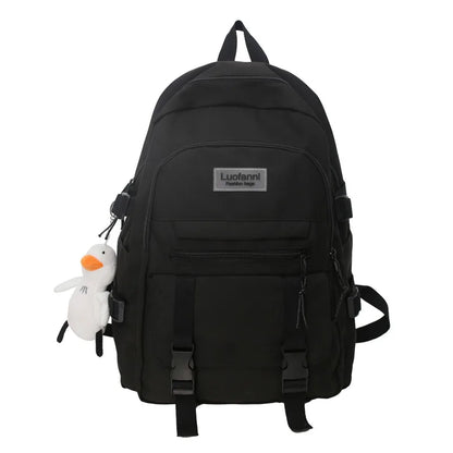 Fashion Girl Boy High Capacity Travel Student Backpack Ladies Male Backpack Female Men Nylon College Bag School Trendy Women Bag