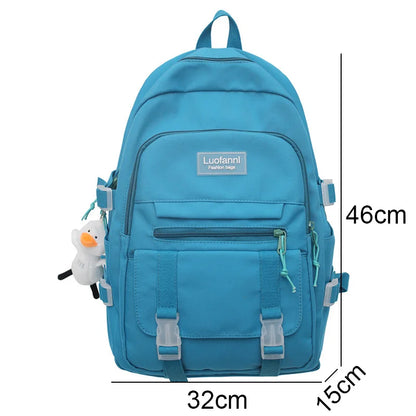 Fashion Girl Boy High Capacity Travel Student Backpack Ladies Male Backpack Female Men Nylon College Bag School Trendy Women Bag