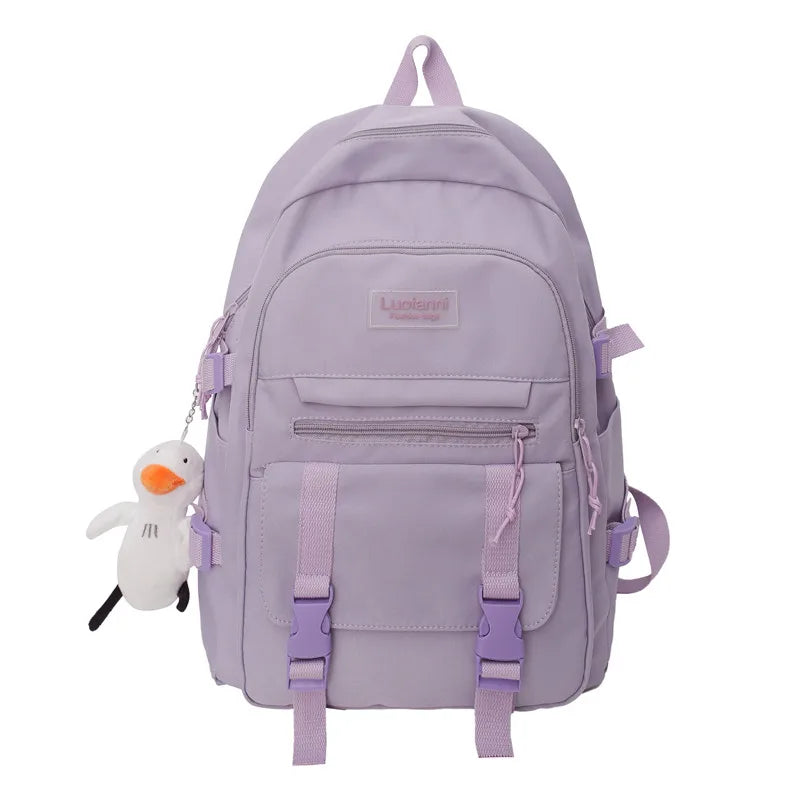 Fashion Girl Boy High Capacity Travel Student Backpack Ladies Male Backpack Female Men Nylon College Bag School Trendy Women Bag