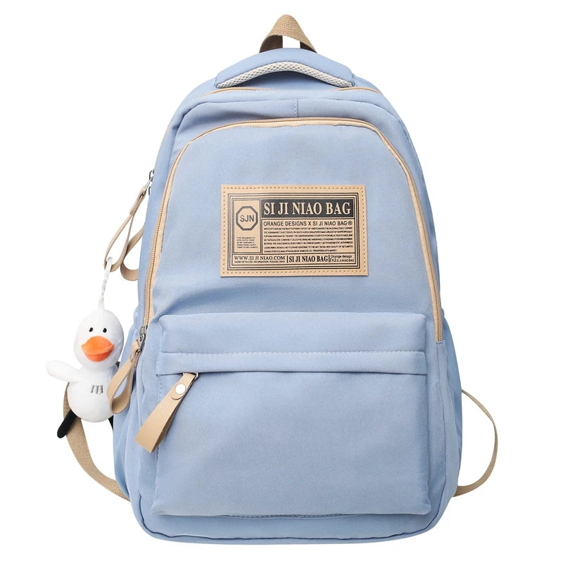 Fashion Girl Boy Red Book Cool Male High Capacity College Backpack Men Women Laptop School Bag Trendy Travel Ladies Student Bags