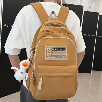 Fashion Girl Boy Red Book Cool Male High Capacity College Backpack Men Women Laptop School Bag Trendy Travel Ladies Student Bags