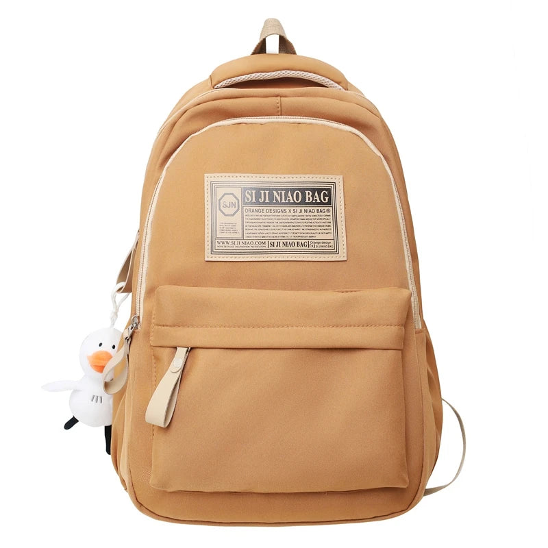 Fashion Girl Boy Red Book Cool Male High Capacity College Backpack Men Women Laptop School Bag Trendy Travel Ladies Student Bags