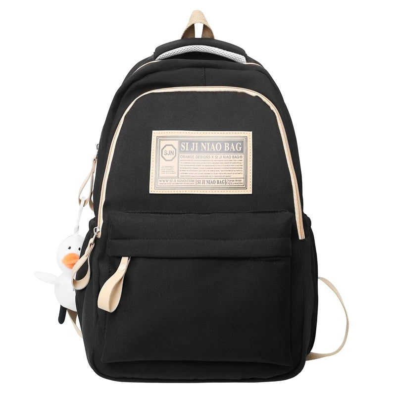Fashion Girl Boy Red Book Cool Male High Capacity College Backpack Men Women Laptop School Bag Trendy Travel Ladies Student Bags