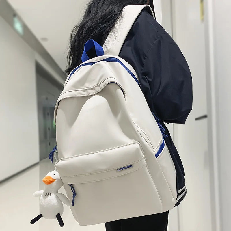 Fashion Girl Boy Waterproof Travel Student Backpack Cool Lady Male Backpack Female Men Nylon College Bag School Trendy Women Bag
