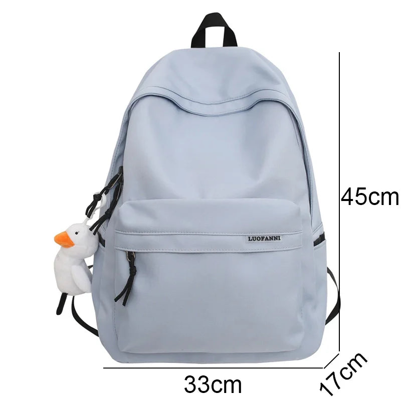 Fashion Girl Boy Waterproof Travel Student Backpack Cool Lady Male Backpack Female Men Nylon College Bag School Trendy Women Bag